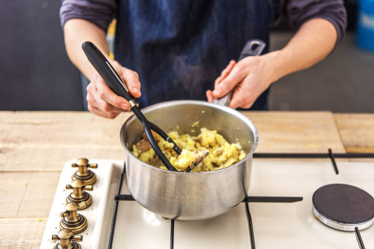 Cook the potato