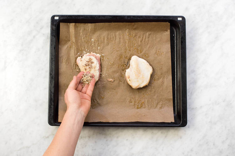 Hähnchenfilet in Backofen