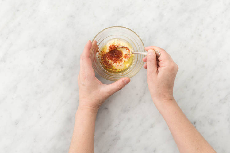 Aioli vorbereiten