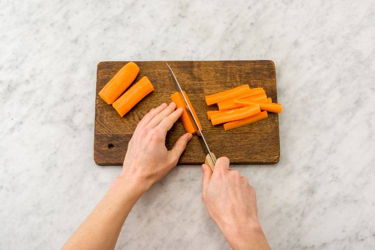 Preheat Oven and Roast Veggies
