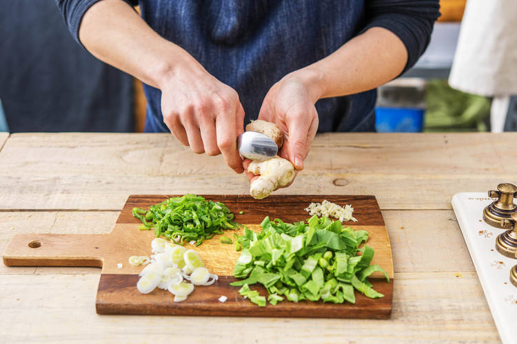 Prep the veggies
