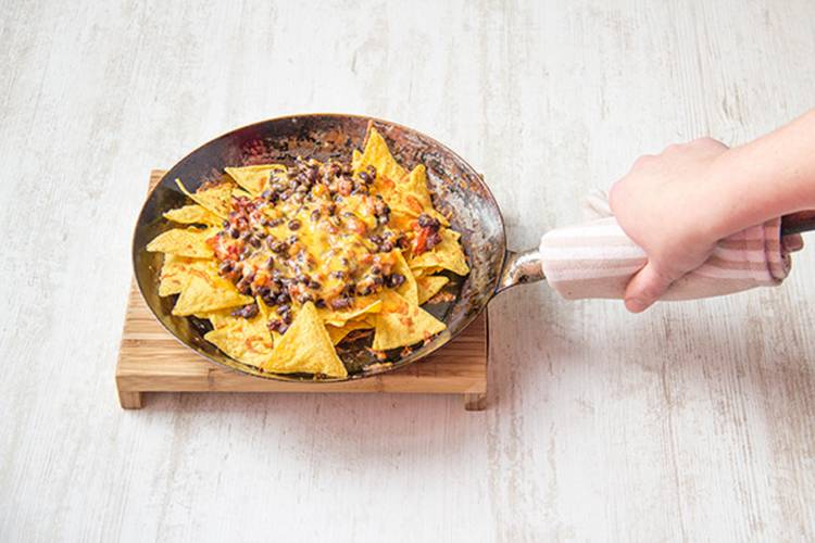 Bake the chilaquiles