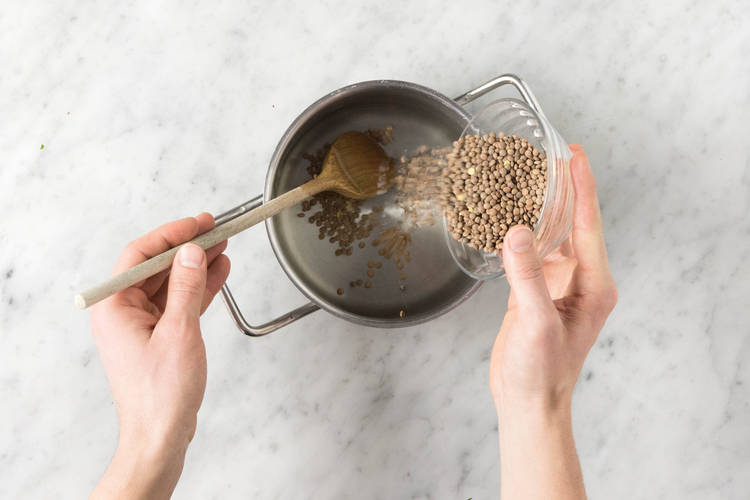 Linsen kochen