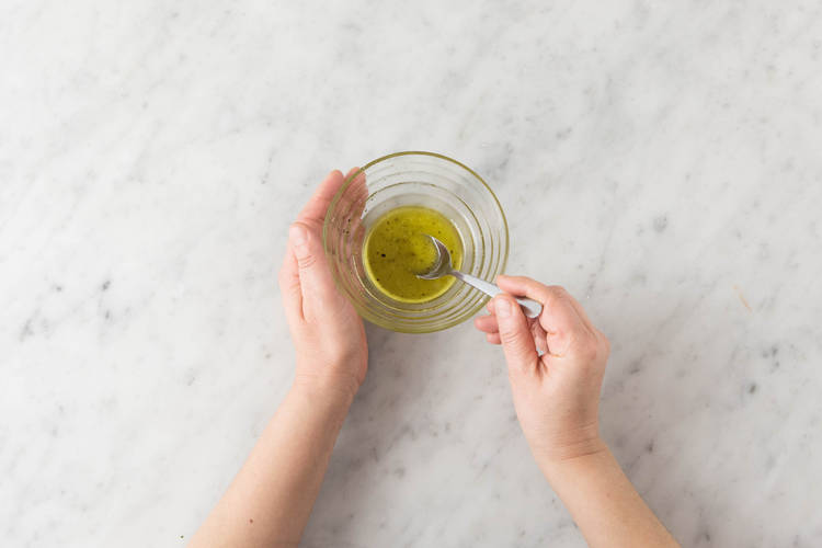 Dressing vorbereiten