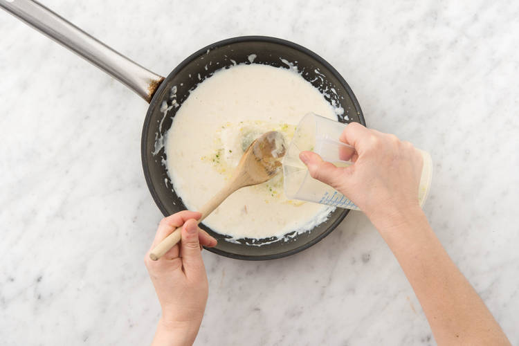 Make The Creamy Sauce