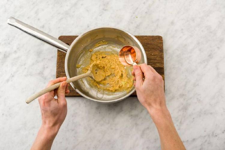 Make the peanut sauce