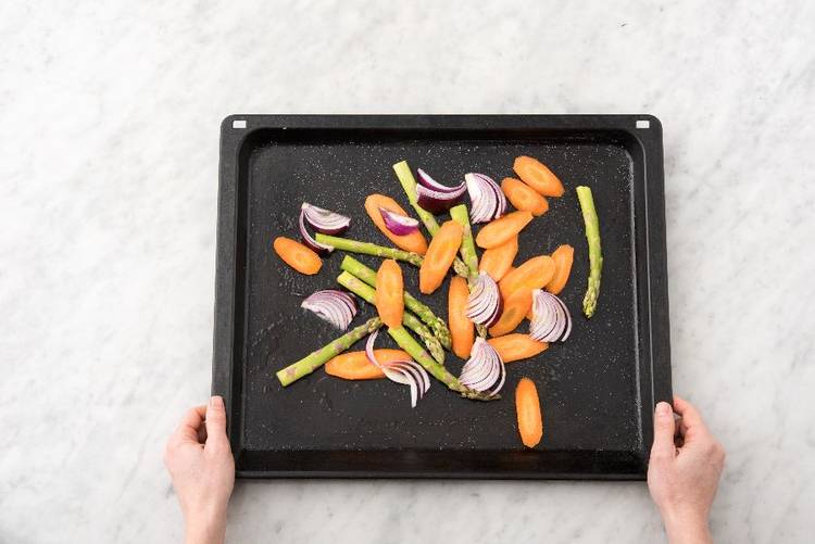Cook Rice and Veggies