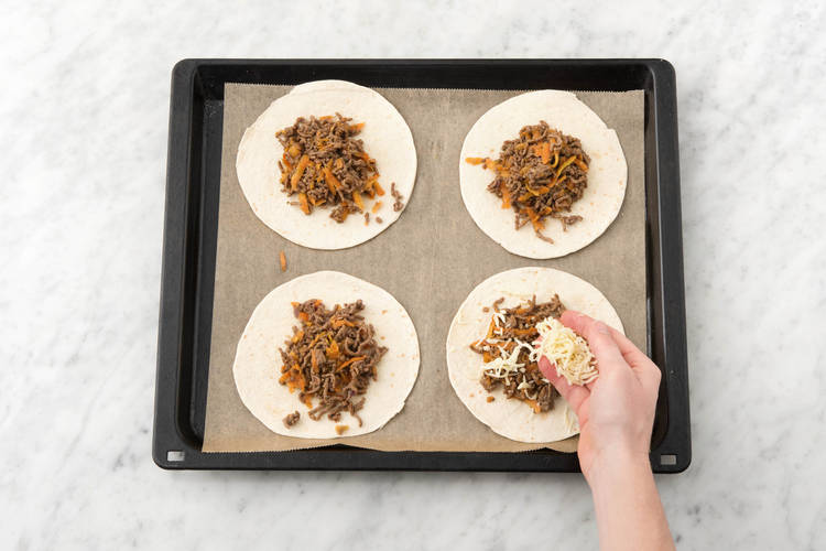 Assemble The Quesadillas
