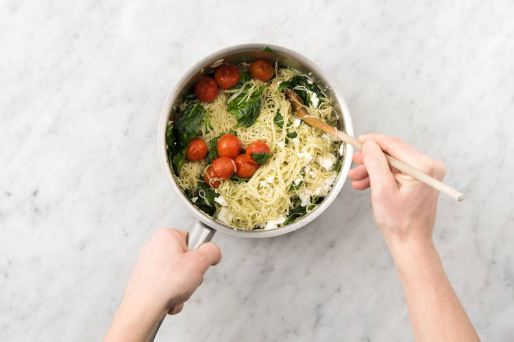 Add The Cherry Tomatoes