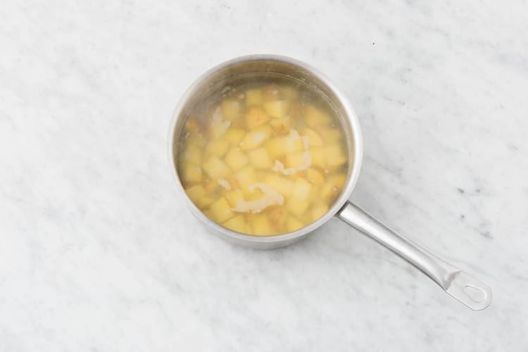 BOIL THE POTATOES