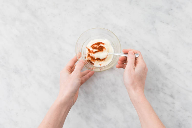 PREP THE DRESSING & MAYO