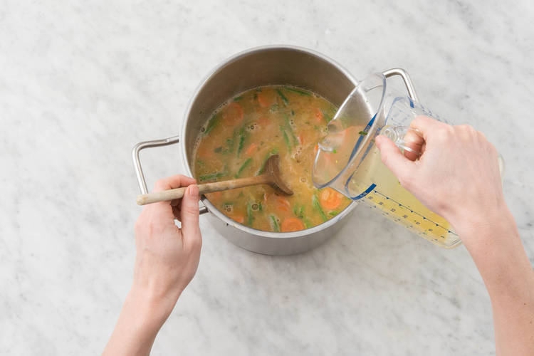 Suppe zubereiten