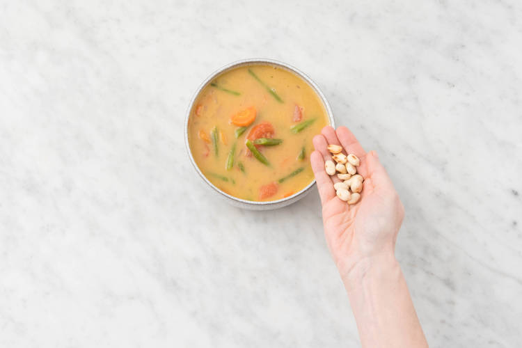 Suppe servieren