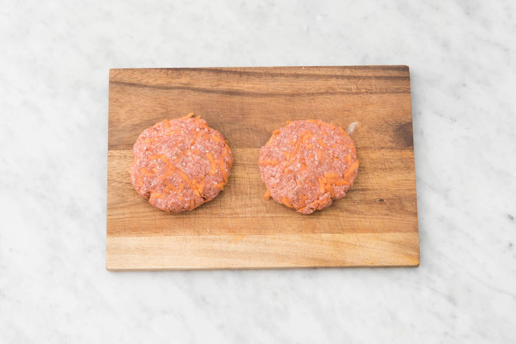 Burger-Pattys fertigstellen