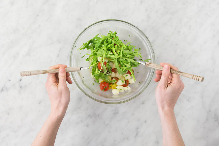 Salat fertigstellen