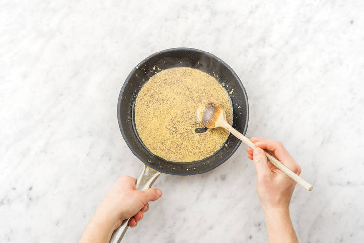 PREP THE MUSTARD SAUCE