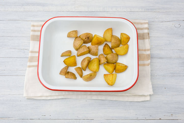 Roast the potatoes