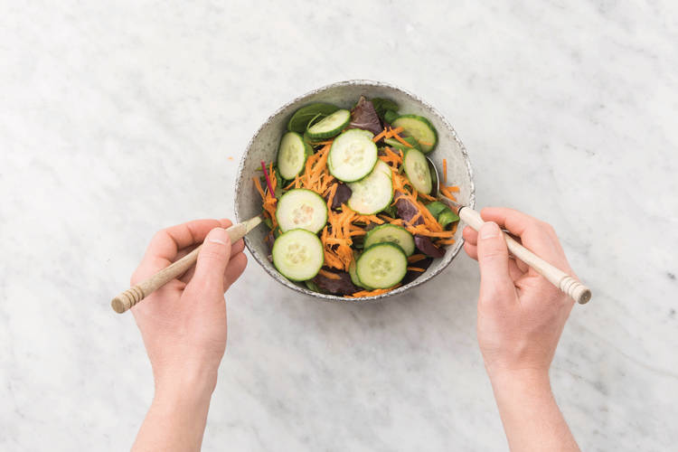 TOSS THE SALAD TOGETHER