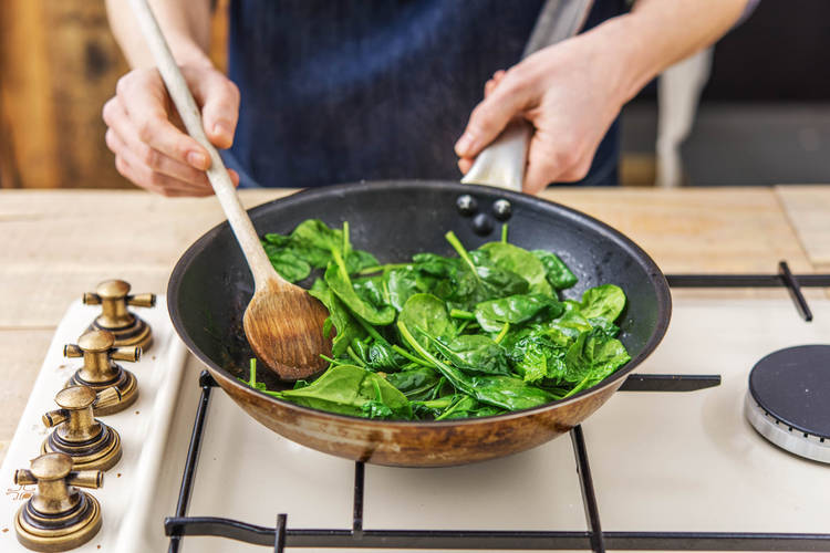 Cook the Spinach