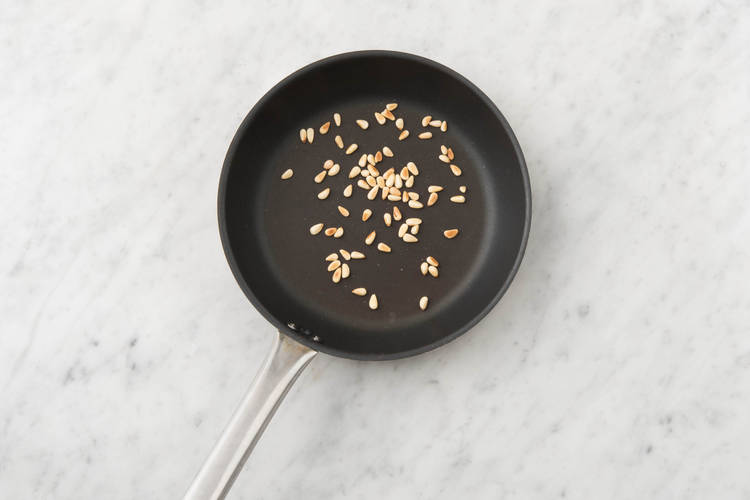 TOAST THE PINE NUTS