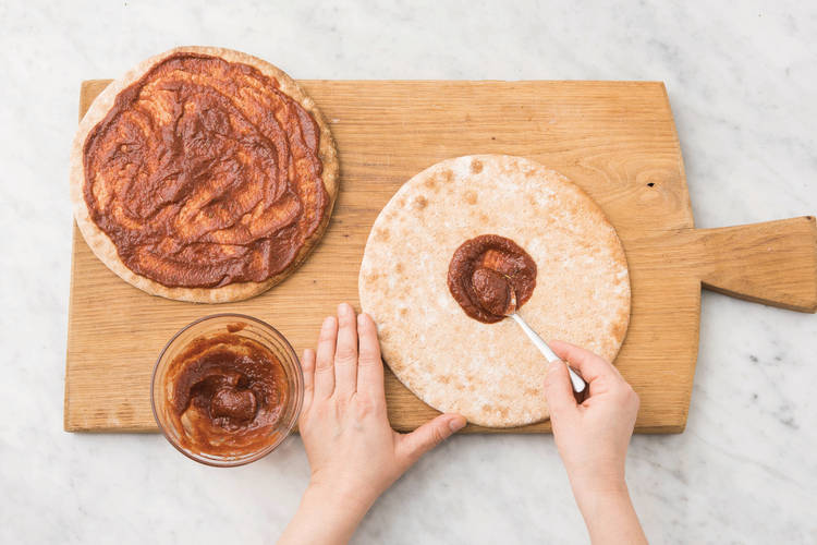 PREP THE PIZZA BASE