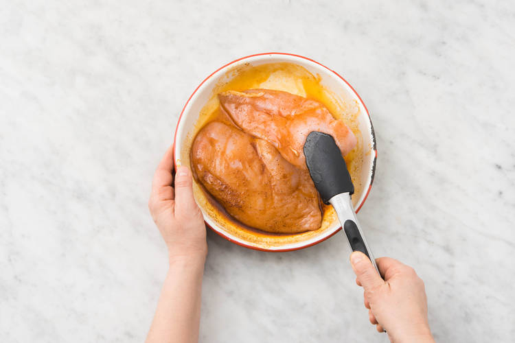 Hähnchen MARINIEREN