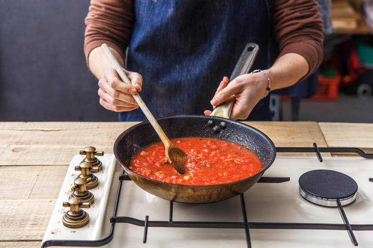 Cook the Pasta And Sauce