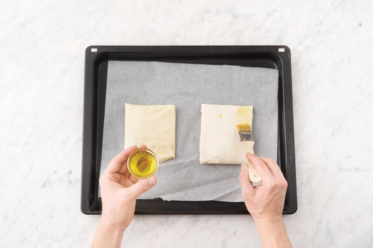 Bake the parcels