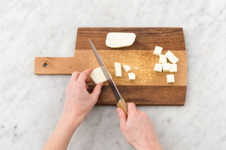 Paneer bakken