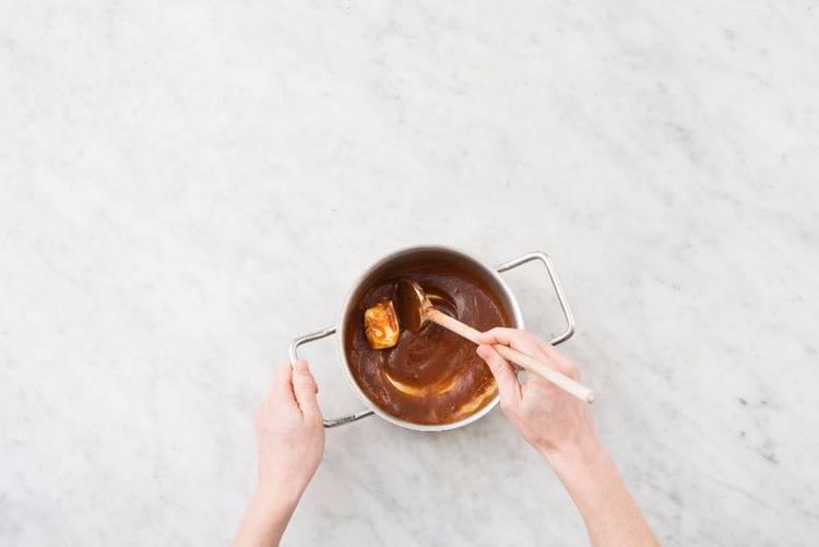 Make Sauce and Coat Chicken