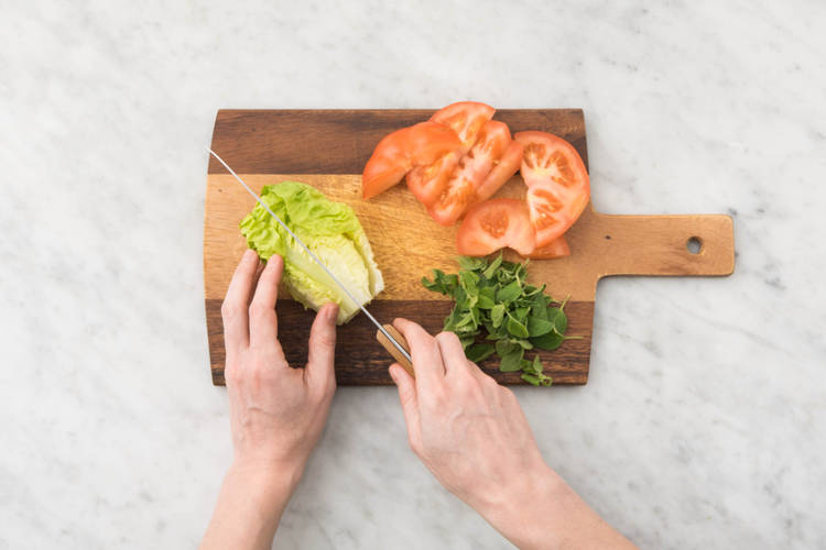 BURGERBRÖTCHEN & GEMÜSE