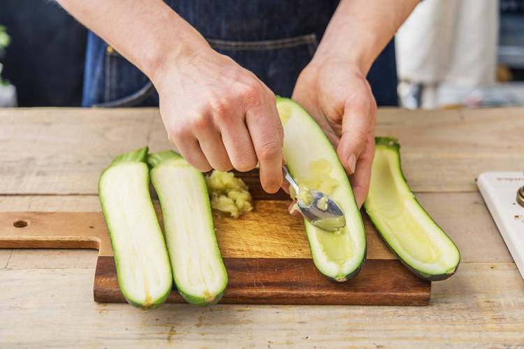 Prep the Courgettes