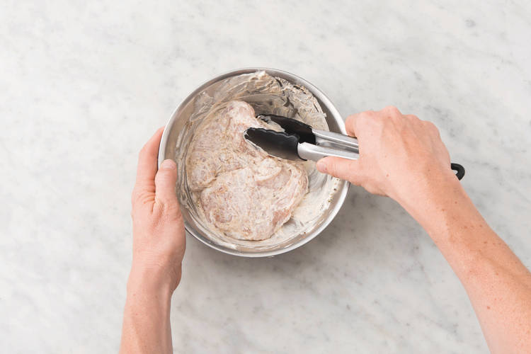 MARINATE THE CHICKEN