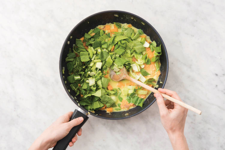 Add the greens
