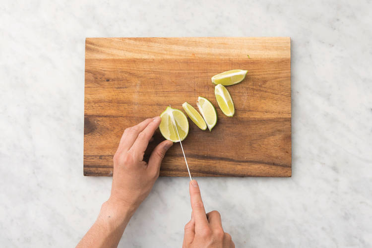 Prepare the garnish