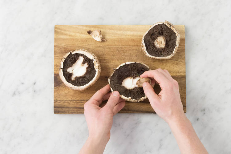 für die PORTOBELLO-PILZE