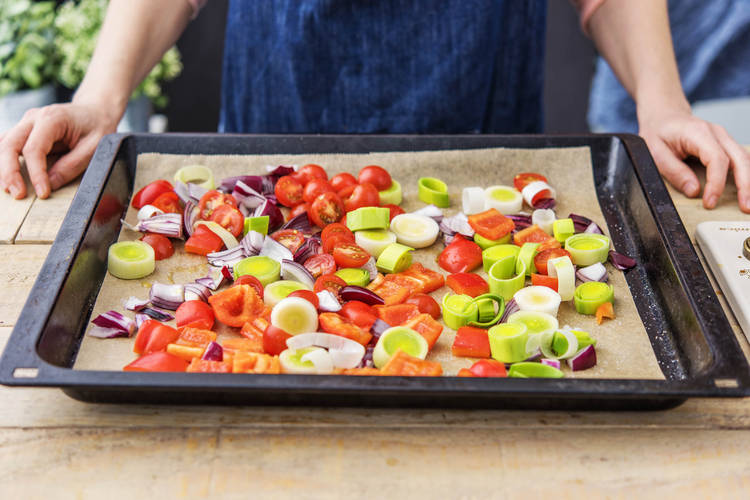 Roast the veggies
