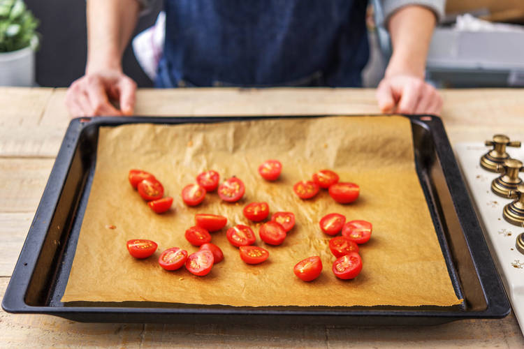 Roast the tomatoes