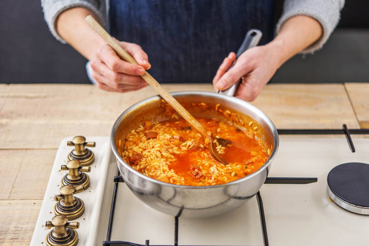 Cook the orzo