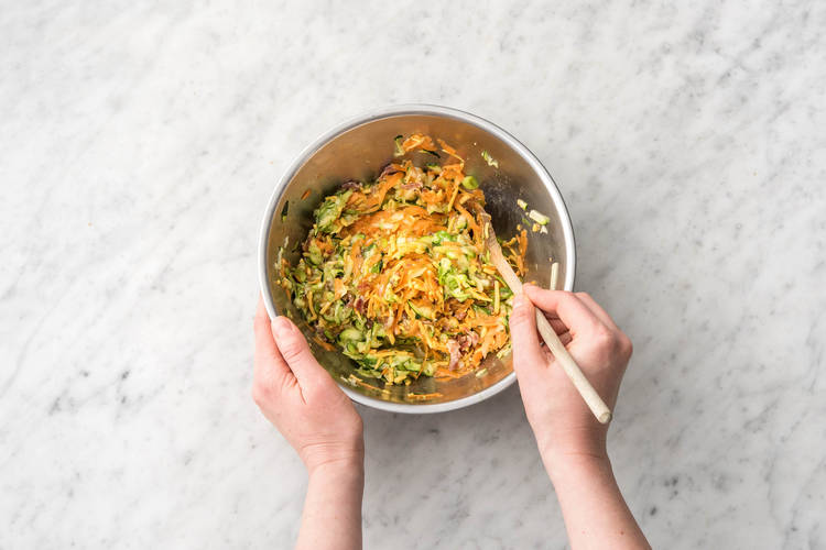 Make the fritter batter