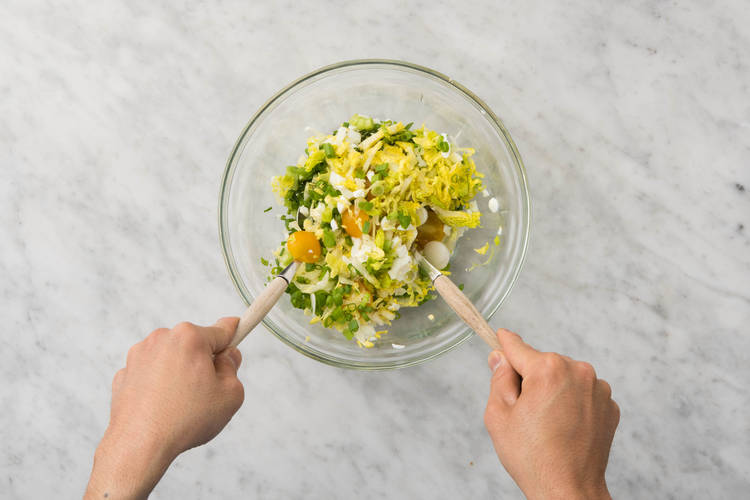 Salade maken