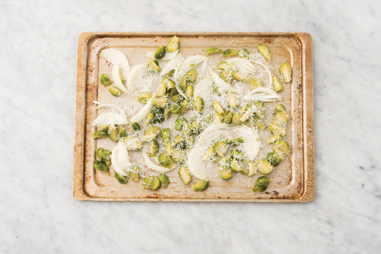 ROAST THE BRUSSEL SPROUTS