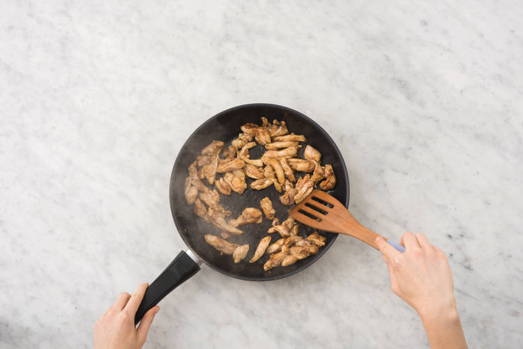 Cook the chicken