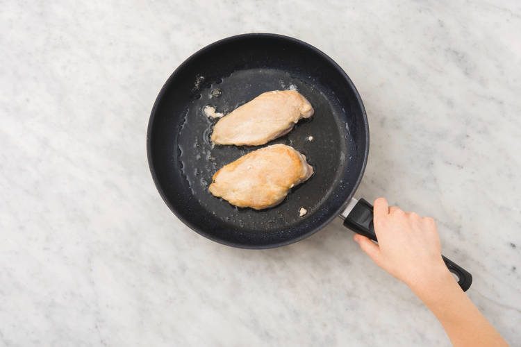 Cook the chicken