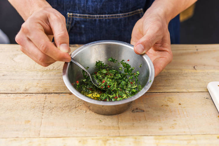 Make the chimichurri
