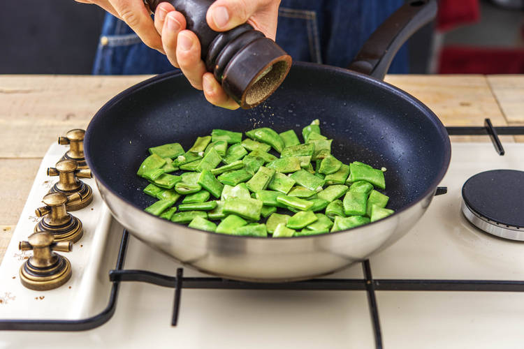 Cook the beans