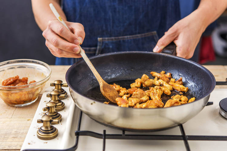 Fry the chicken