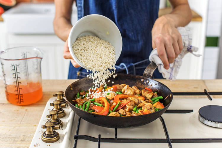 Add the rice