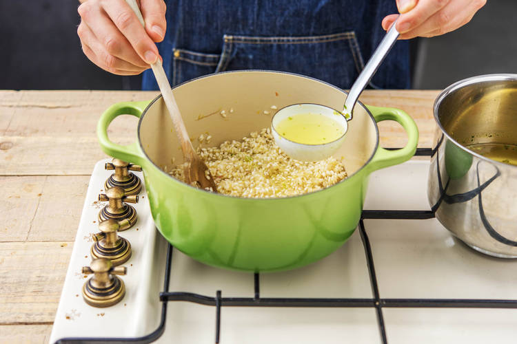 Ladle and stir
