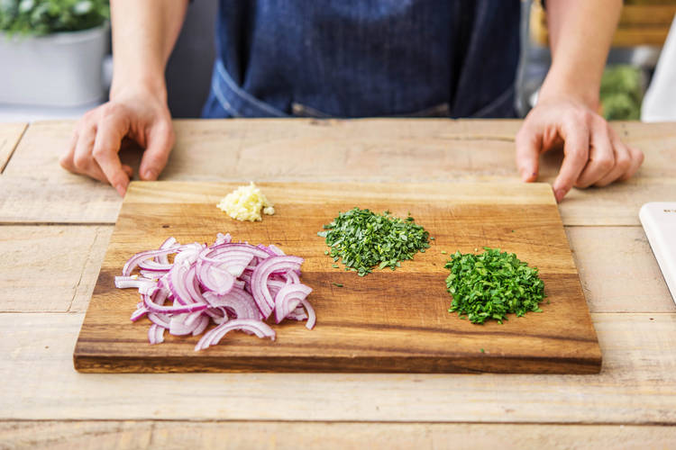 Prep the veggies